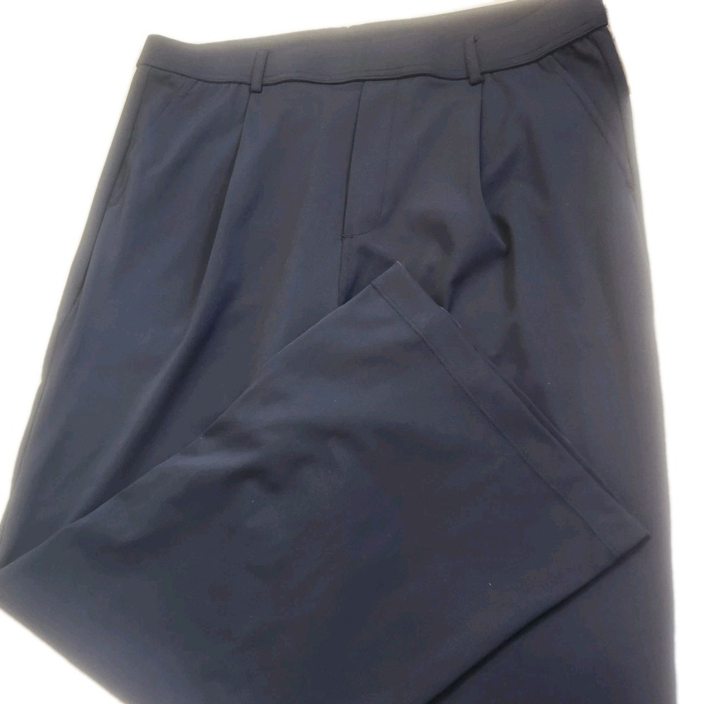 Halara Womens XL Halo Tek Air Wide Leg Pants Blue Stretch Comfort Minimalist NEW